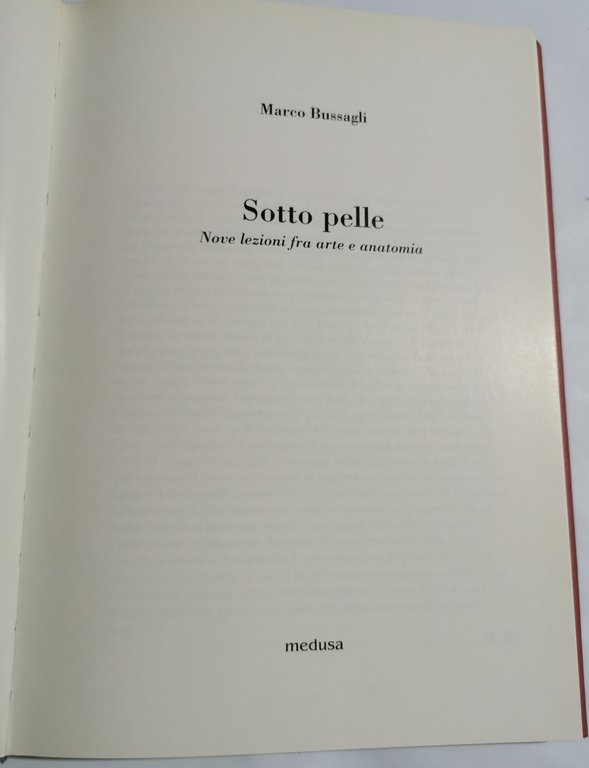 Sotto pelle - nove lezioni tra arte e anatomia