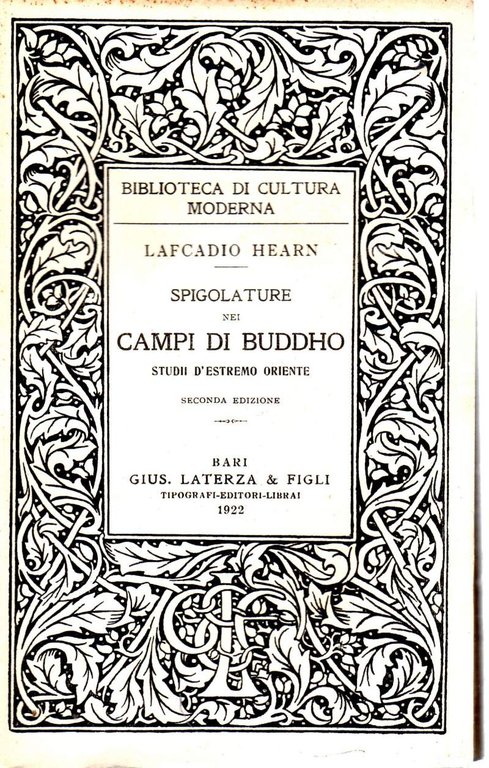 SPIGOLATURE NEI CAMPI DI BUDDHO (1922)