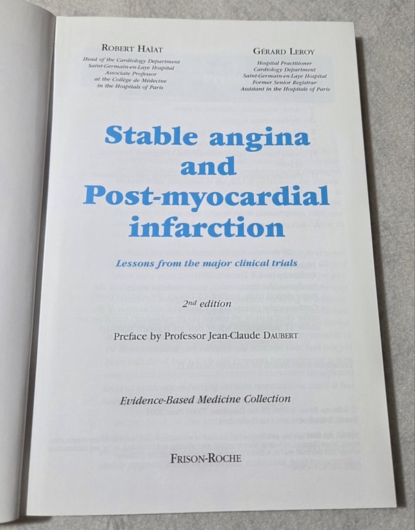 Stable angina and Post-myocardial infarction: Lessons from the major clinical … | Immagine Gallery 2