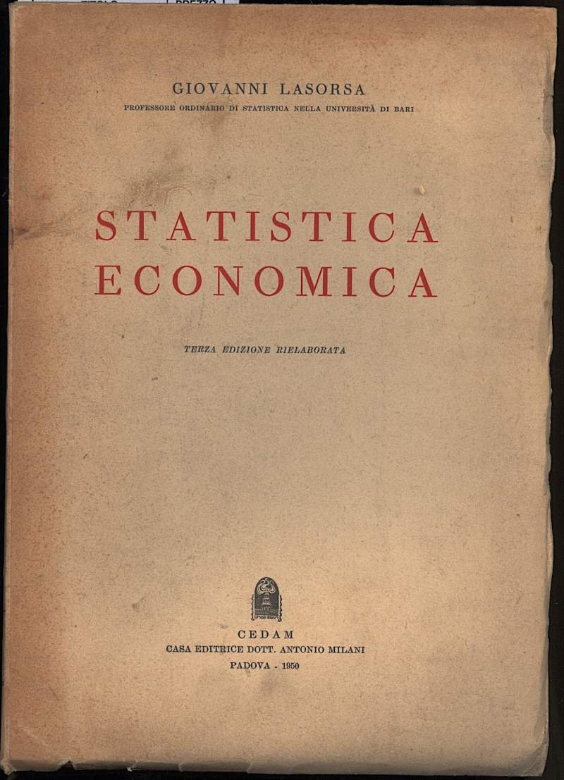 STATISTICA ECONOMICA