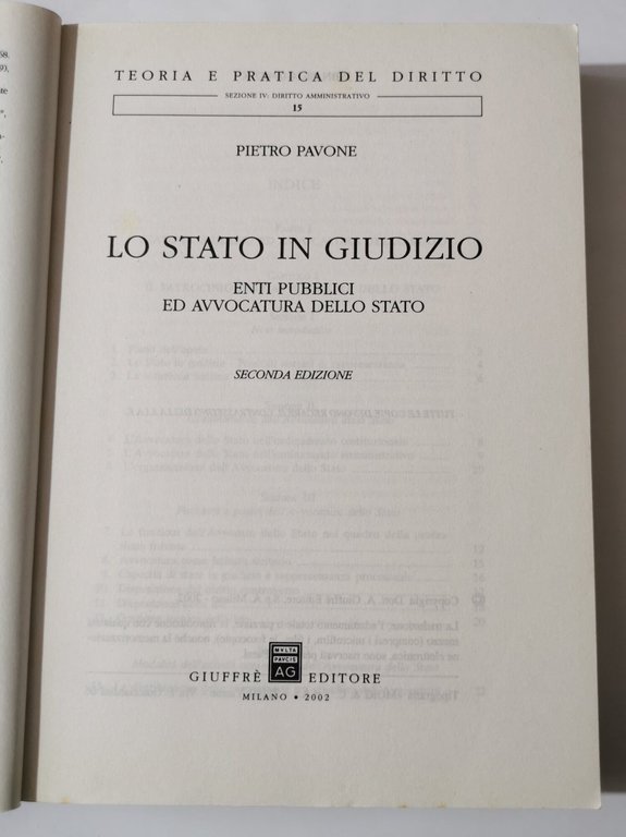 Stato in giudizio- Enti pubblici ed avvocatura dello stato