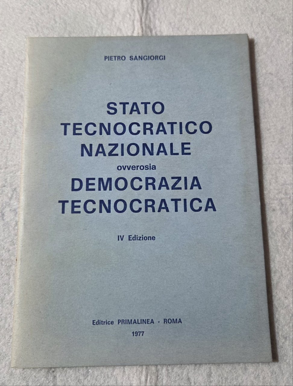 Stato Tecnocratico Nazionale ovverosia Democrazia Tecnocratica | Immagine principale