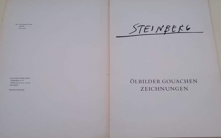 STEINBERG-OLBILDER GOUACHEN SEICHNUNGEN(1971)