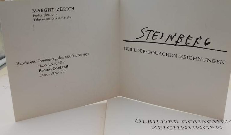 STEINBERG-OLBILDER GOUACHEN SEICHNUNGEN(1971)