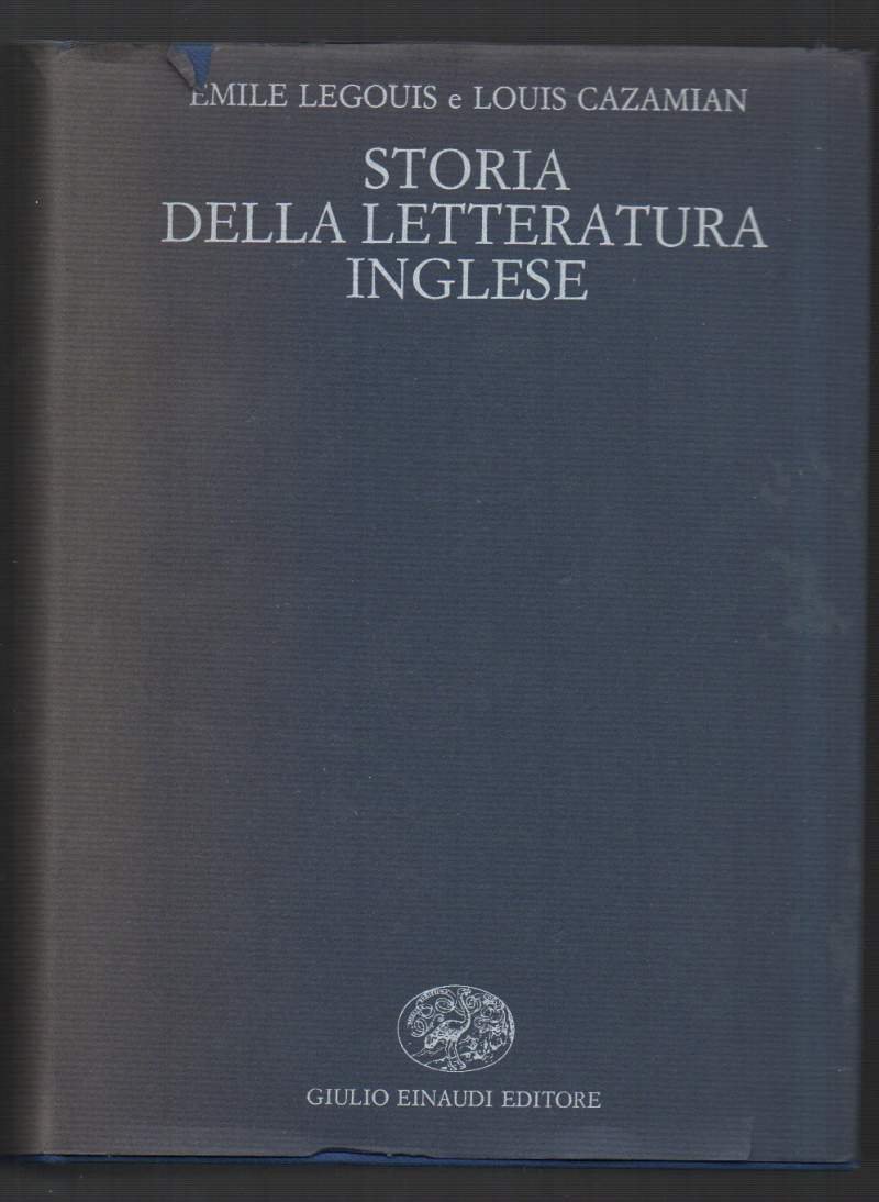 STORA DELLA LETTERATURA INGLESE (1966)
