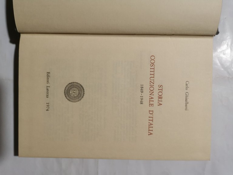 Storia costituzionale d'Italia 1849/1948