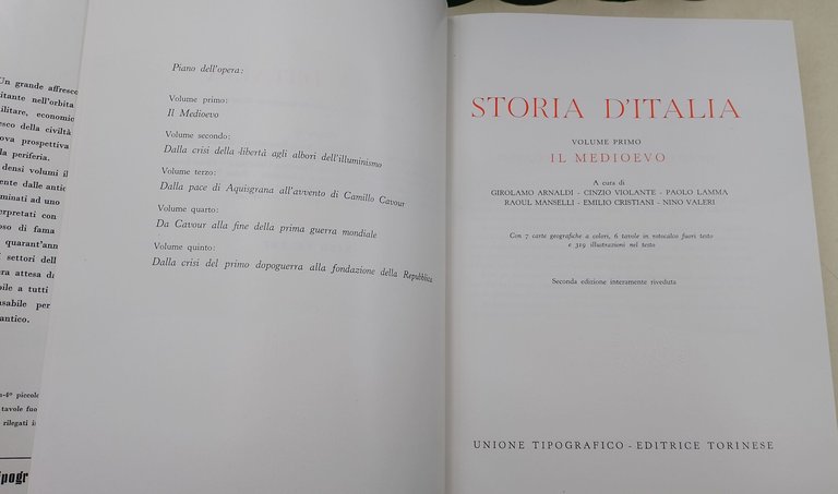 Storia d'Italia-5 voll.