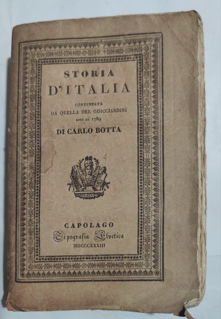 Storia d'Italia continuata su quella del Guicciardini sino al 1789- …