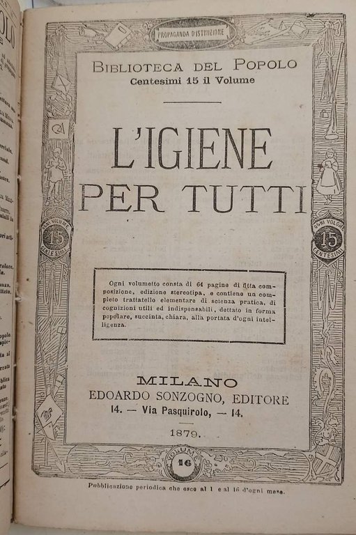 STORIA D'ITALIA NARRATA AL POPOLO(1880)6 voll.