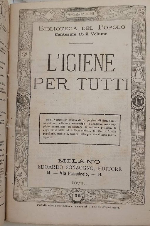 STORIA D'ITALIA NARRATA AL POPOLO(1880)6 voll.