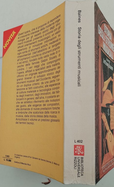 Storia degli strumenti musicali