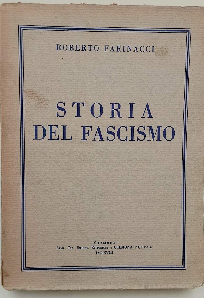 STORIA DEL FASCISMO(1940)