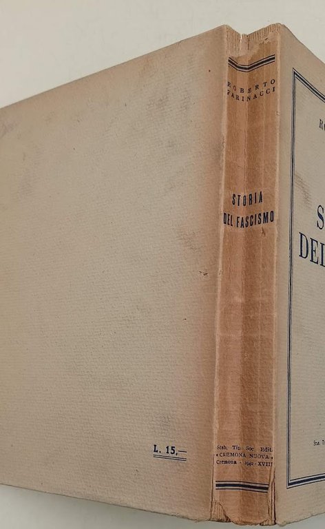 STORIA DEL FASCISMO(1940)