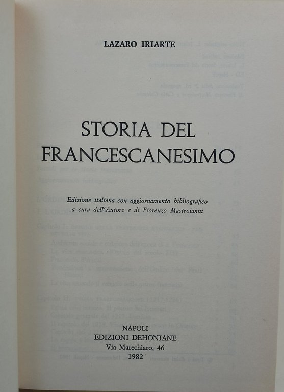 Storia del Francescanesimo