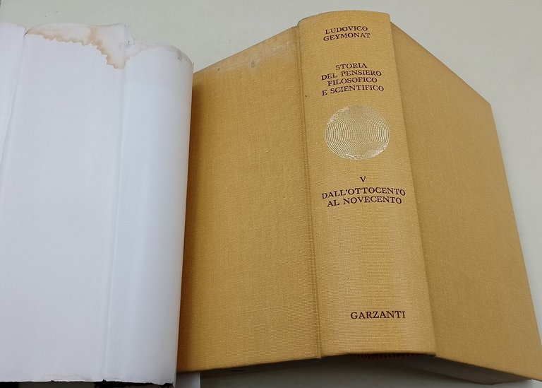 Storia del Pensiero filosofico e scientifico- vol. V-dall'ottocento al novecento