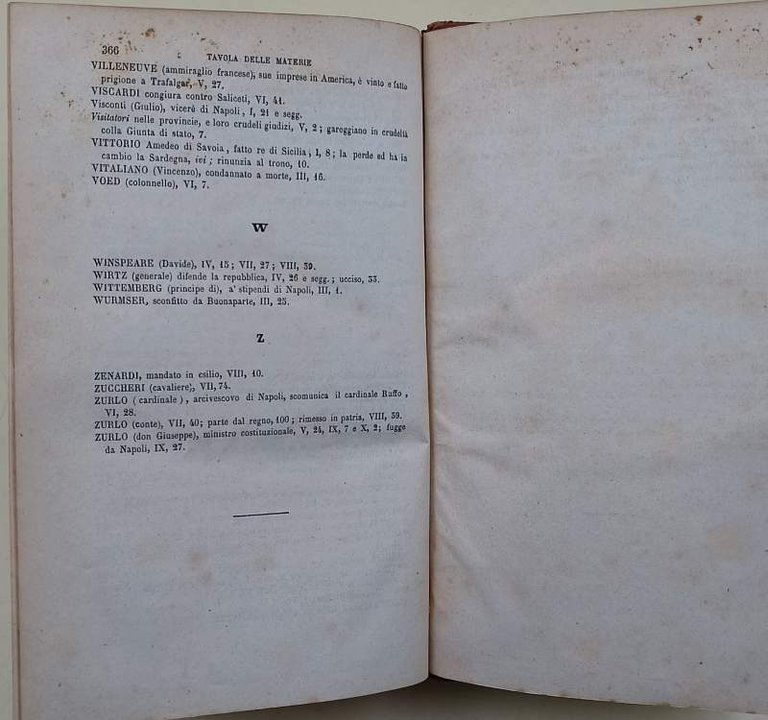 STORIA DEL REAME DI NAPOLI DAL 1734 SINO AL 1825- …