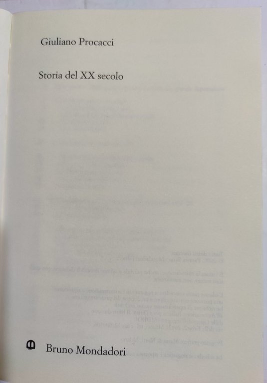 Storia del XX secolo