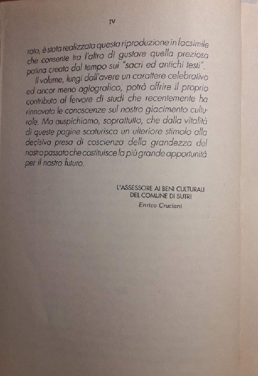 STORIA DELL'ANTICHISSIMA CITTA' DI SUTRI JERONE DE' TIRRENI, LARISSA DE … | Immagine Gallery 5