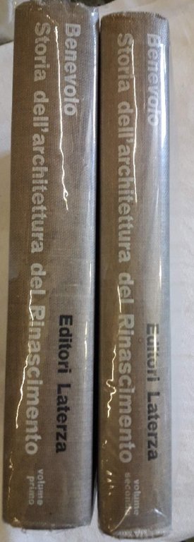 STORIA DELL'ARCHITETTURA DEL RINASCIMENTO-2 VOLL. ( 1968)