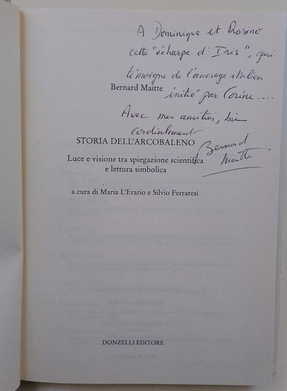 STORIA DELL'ARCOBALENO-LUCE E VISIONE, TRA SCIENZA E SIMBOLI(2006)