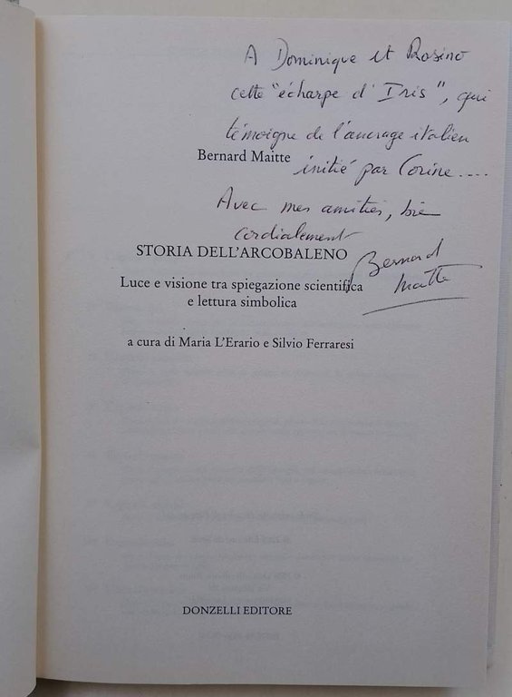 STORIA DELL'ARCOBALENO-LUCE E VISIONE, TRA SCIENZA E SIMBOLI(2006)