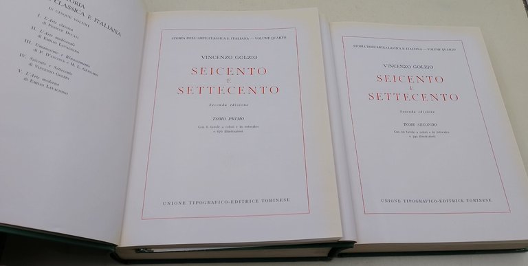 Storia dell'Arte Classica italiana- volume quarto- Seicento e settecento- 2 …