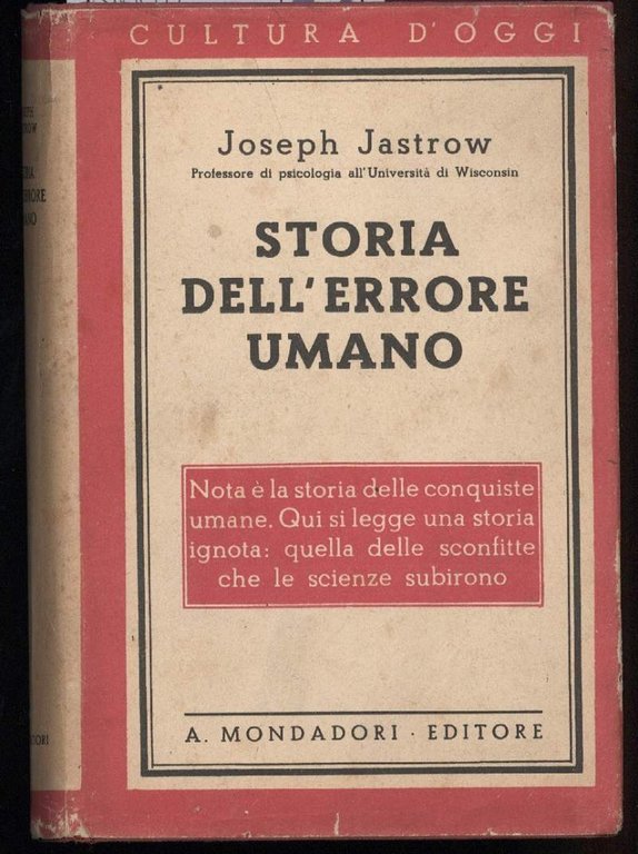 STORIA DELL'ERRORE UMANO