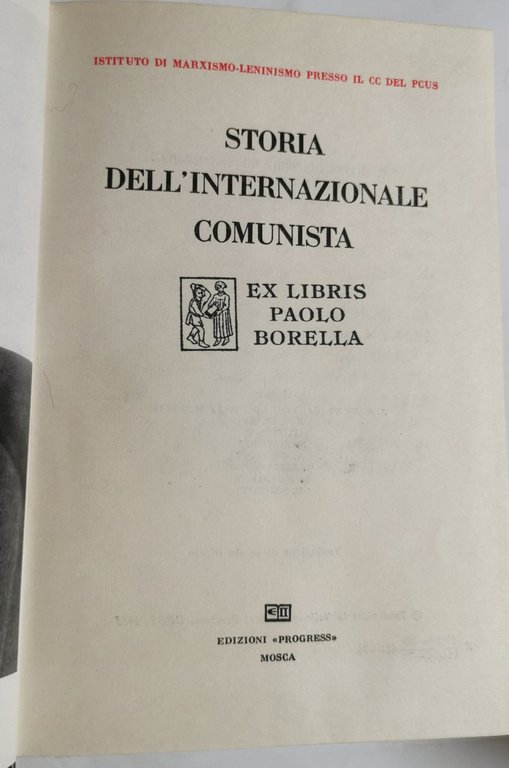 Storia dell'Internazionale Comunista