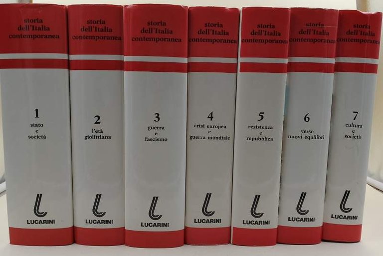 STORIA DELL'ITALIA CONTEMPORANEA- 7 VOLL( 1984/1986))