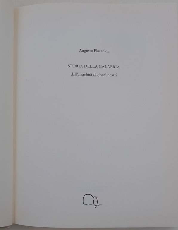 Storia della calabria dall'antichita' ai nostri giorni