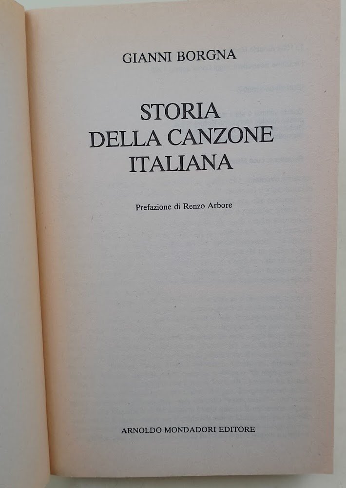 Storia della canzone italiana | Immagine principale