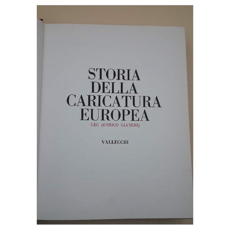 STORIA DELLA CARICATURA EUROPEA (1967)