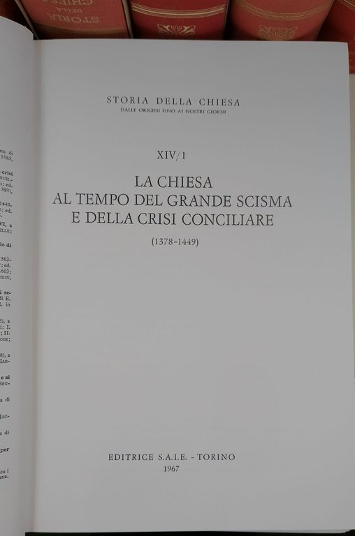 Storia della chiesa dalle origini ai giorni nostri- 17 tomi