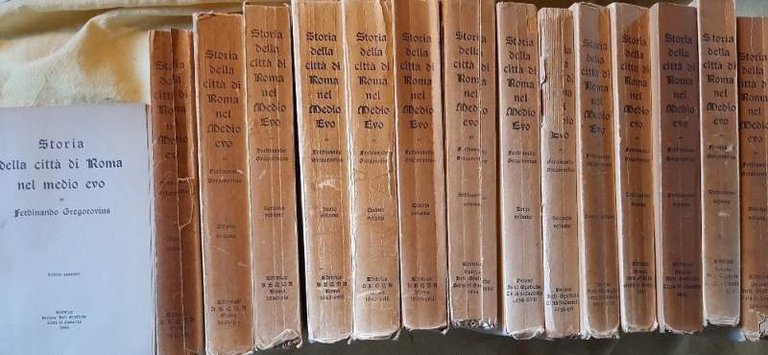 STORIA DELLA CITTA' DI ROMA NEL MEDIO EVO 14 voll+indice(1938/1944) | Immagine Gallery 2