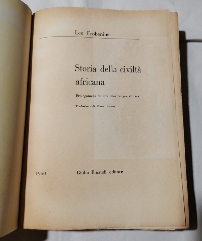Storia della civilta' africana