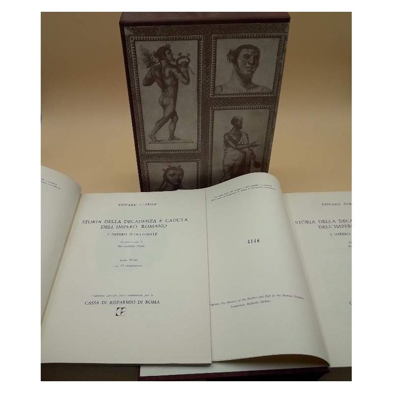 STORIA DELLA DECADENZA E CADUTA DELL'IMPERO ROMANO-L'IMPERO D'OCCIDENTE- 2 TOMI(1981)
