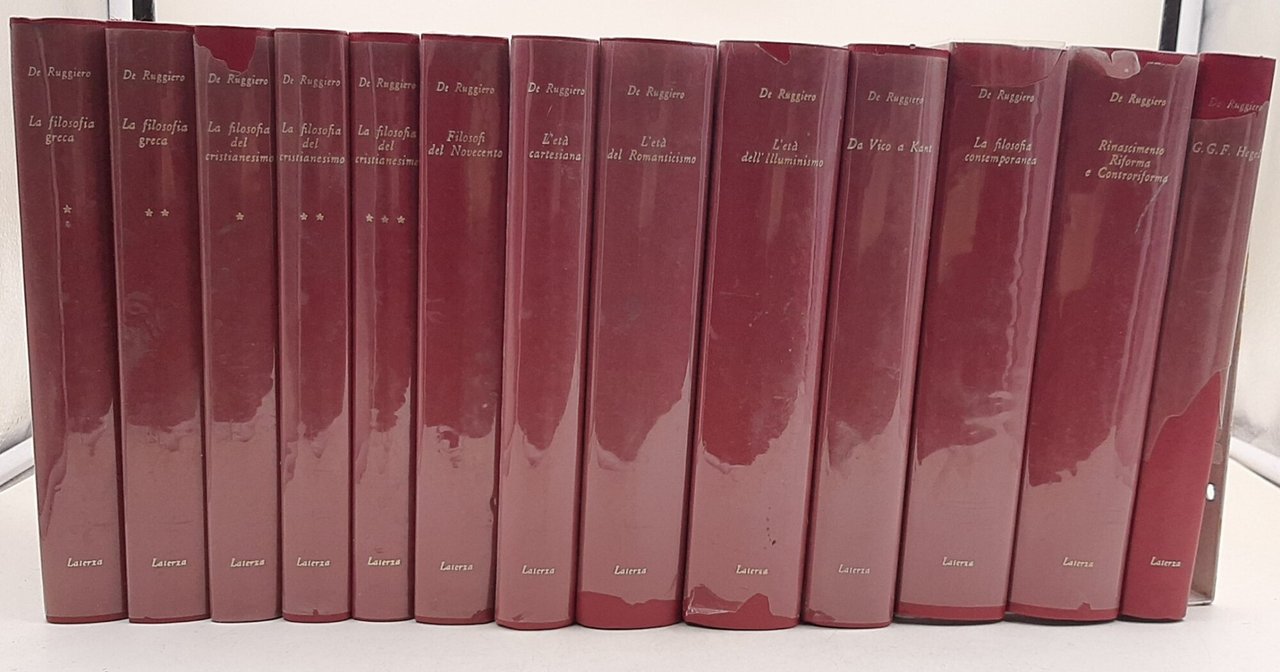 Storia della Filosofia - 10 Voll. ( 13 Tomi ) | Immagine principale