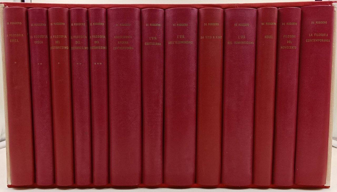 Storia della filosofia- 13 voll. | Immagine principale