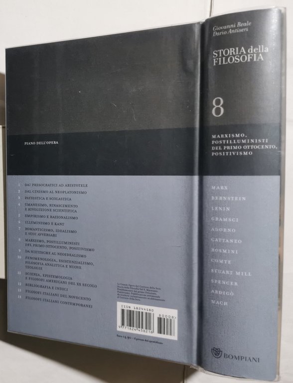 Storia della Filosofia dalle origini a oggi -Vol.8 - Marxismo, …
