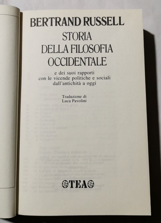 Storia della filosofia occidentale