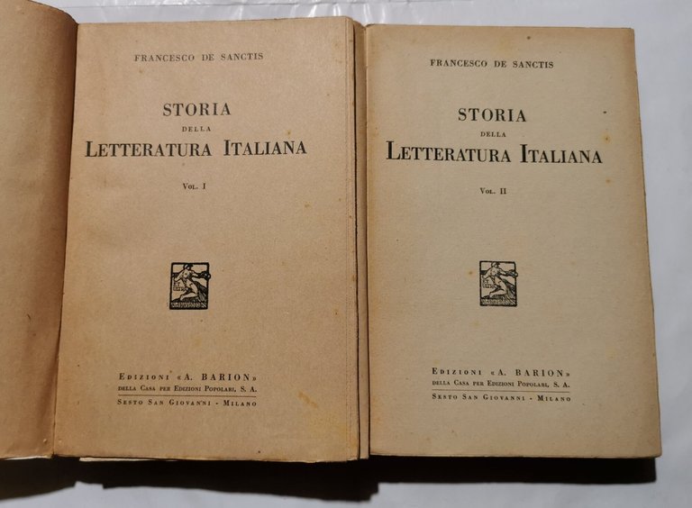 Storia della Letteratura Italiana - 2 Voll.