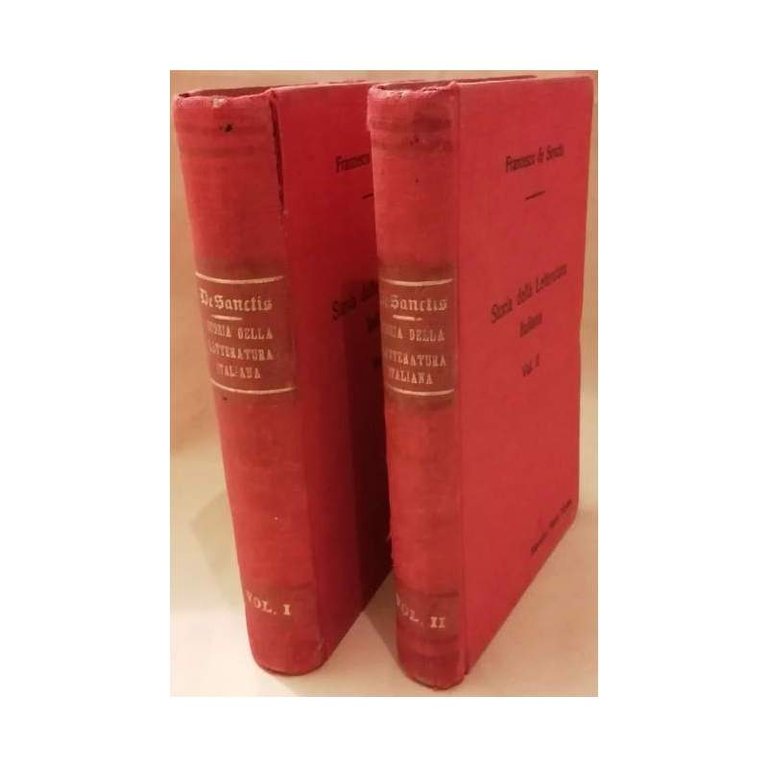 STORIA DELLA LETTERATURA ITALIANA 2 voll.
