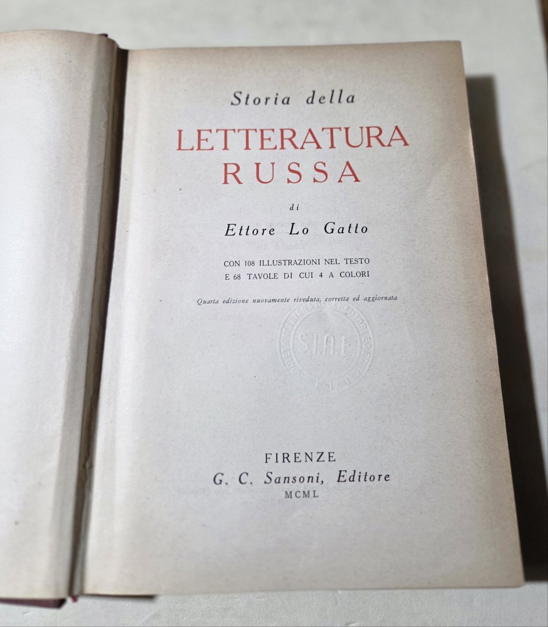 Storia della letteratura russa