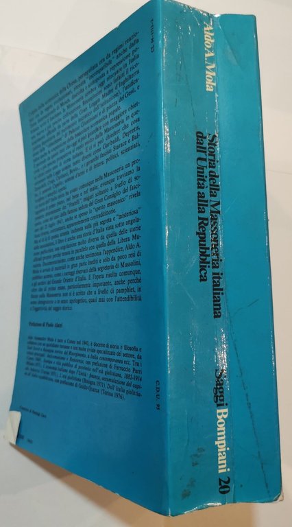 Storia della Massoneria italiana dall'Unita' della Repubblica