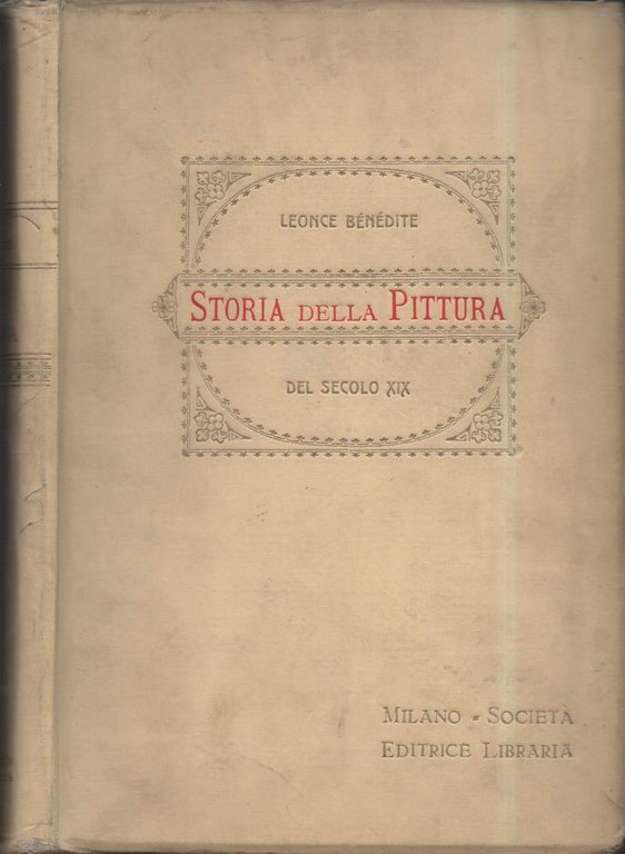 STORIA DELLA PITTURA DEL SECOLO XIX (1915)