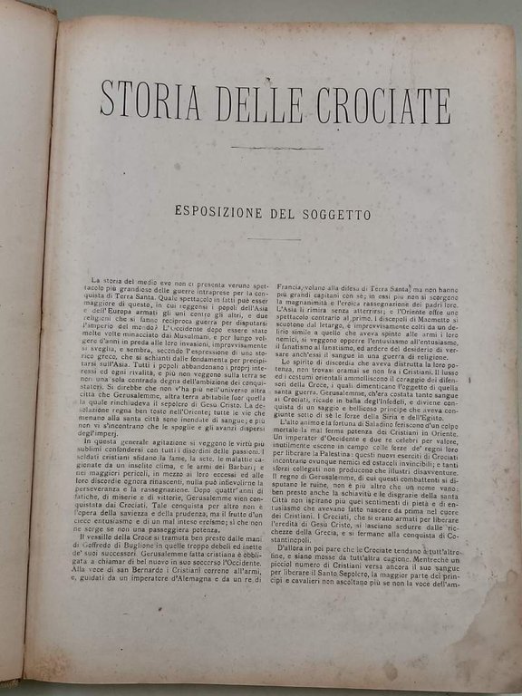 STORIA DELLE CROCIATE ADORNA DI CENTO COMPOSIZIONI DI GUSTAVO DORE'( …