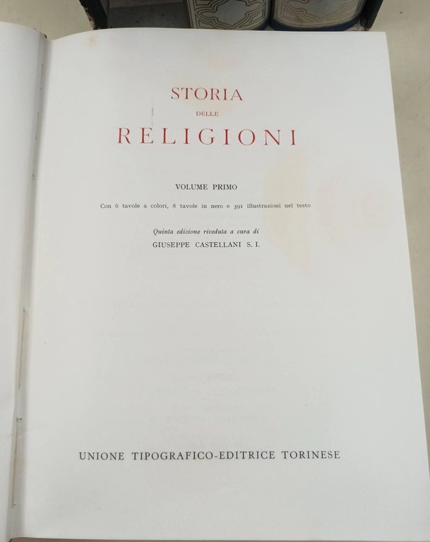 Storia delle religioni-3 voll.