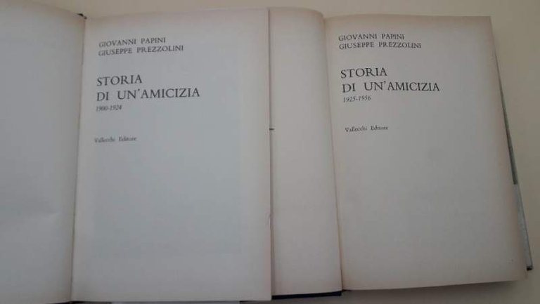 STORIA DI UN'AMICIZIA 1900-1924 / 1925-1956 (1966)