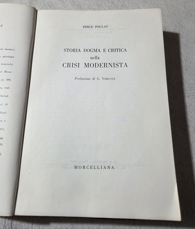 Storia dogma e critica della crisi modernistica | Immagine Gallery 2