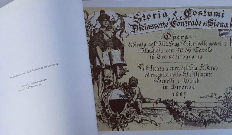 STORIA E COSTUME DELLE DICIASSETTE CONTRADE DI SIENA(1980)